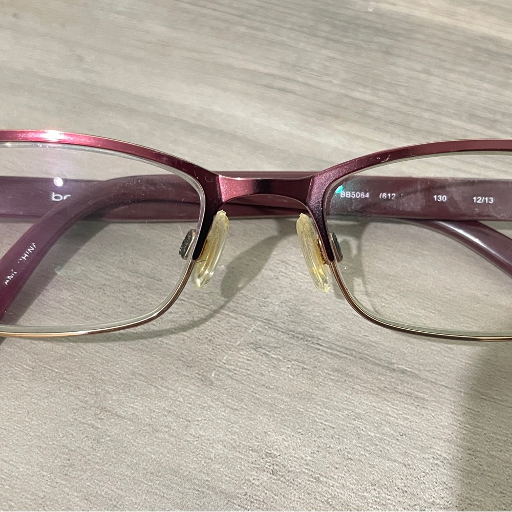 bebe Burgundy Glasses